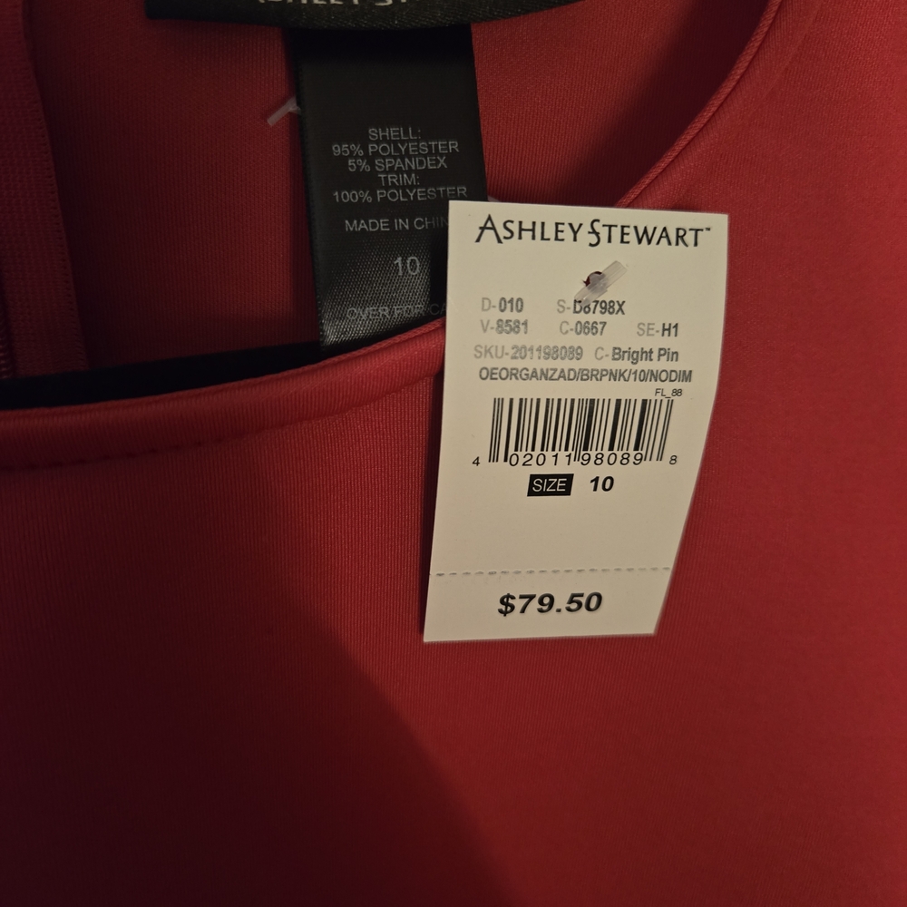 Ashley Stewart Vivid Pink Dress